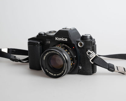 Konica FS-1 35mm film SLR camera w/Hexanon AR 50mm f1.7 lens (serial 423763) | film🎞tested