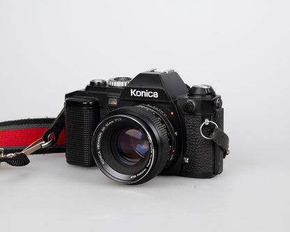 Appareil photo reflex Konica FS-1 35 mm avec objectif Hexanon AR 50 mm f1.87 (série 518843)