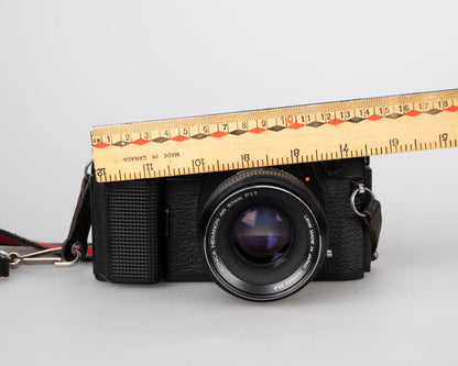 Appareil photo reflex Konica FS-1 35 mm avec objectif Hexanon AR 50 mm f1.87 (série 518843)