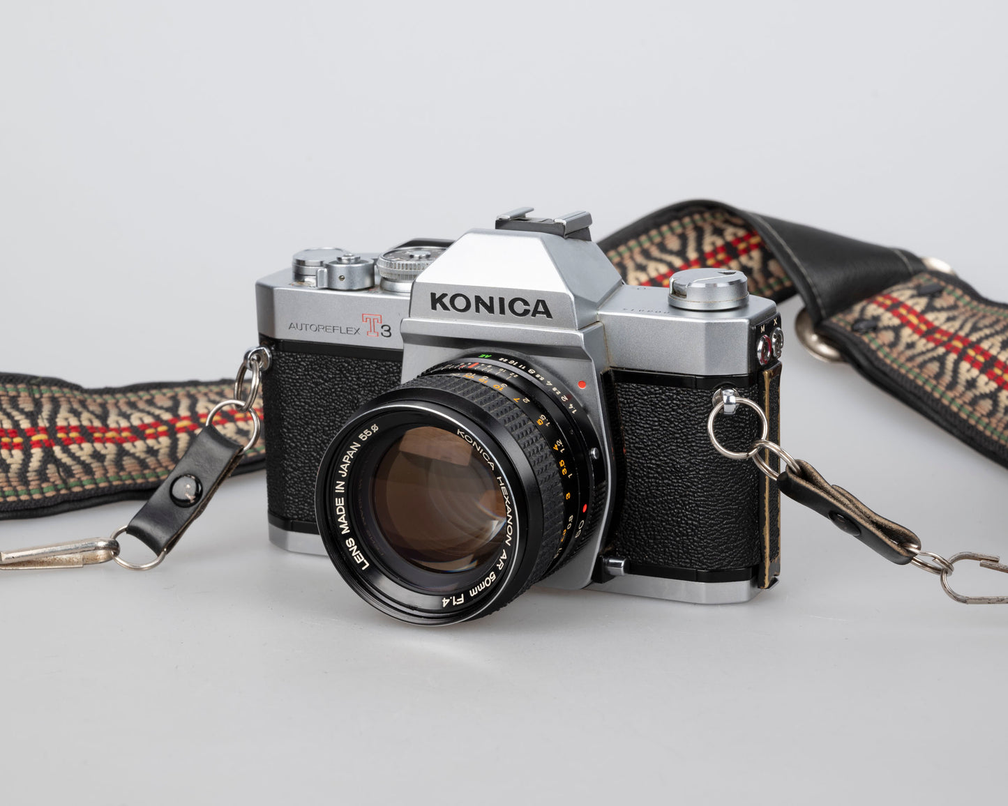 Konica Autoreflex T3N 35mm film SLR w/Hexanon AR 50mm f1.4 lens (serial 803914) | film🎞tested