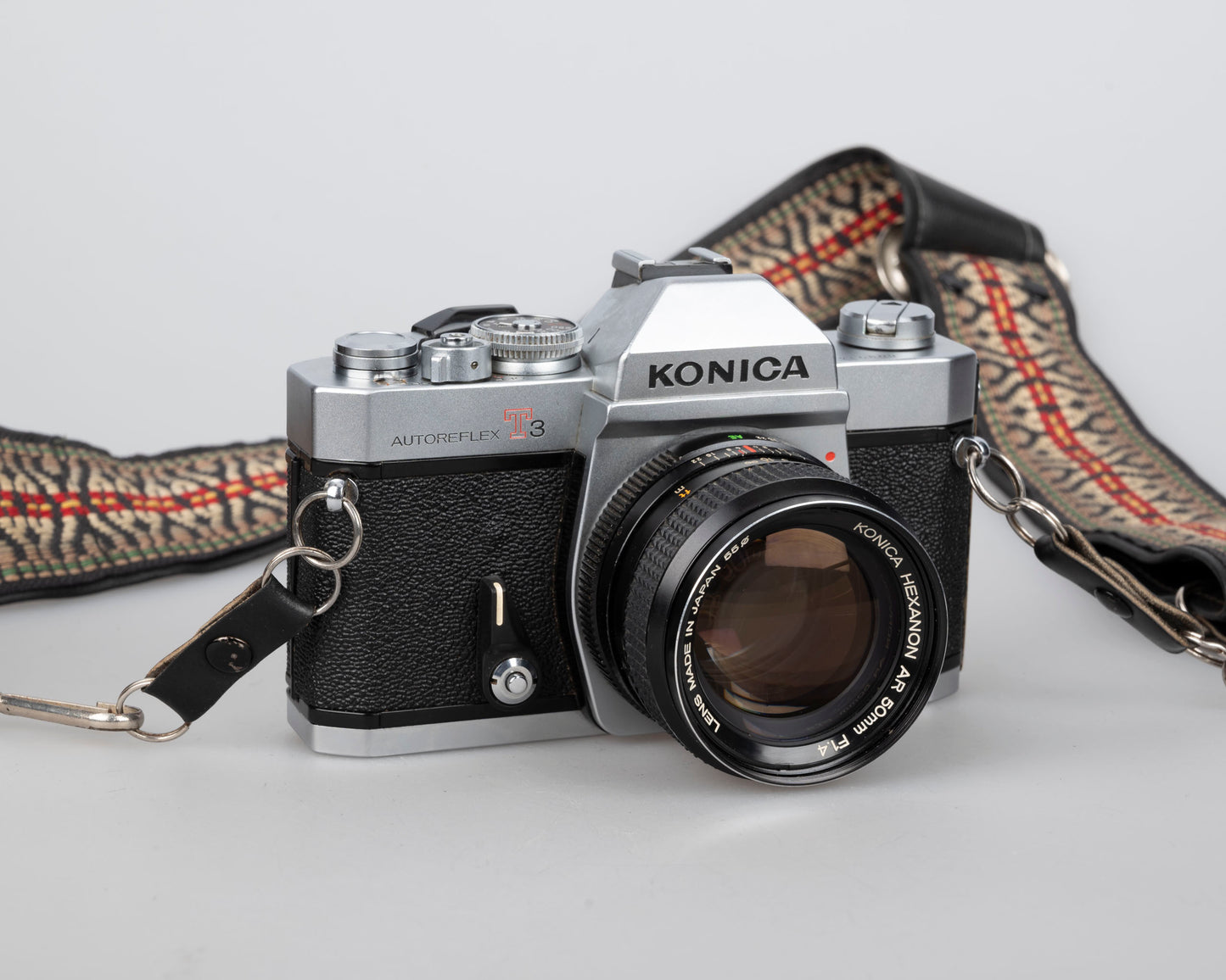 Konica Autoreflex T3N 35mm film SLR w/Hexanon AR 50mm f1.4 lens (serial 803914) | film🎞tested