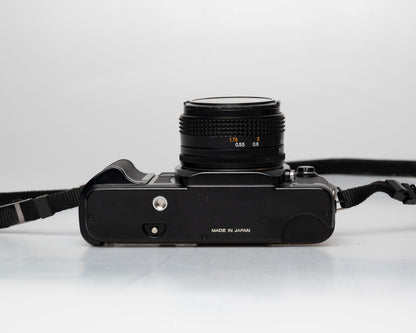 Konica FT-1 35mm film SLR camera w/Hexanon AR 50mm f1.8 lens (serial 519878) | film🎞tested