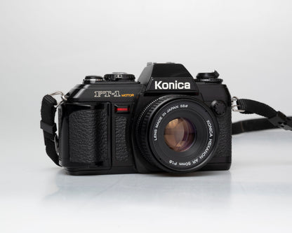 Konica FT-1 35mm film SLR camera w/Hexanon AR 50mm f1.8 lens (serial 519878) | film🎞tested