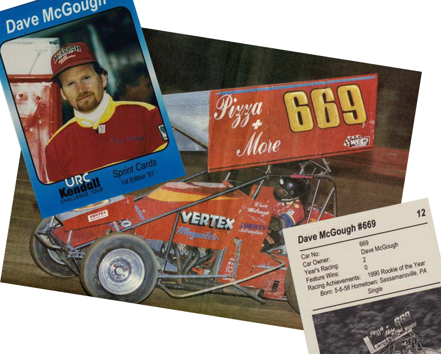 'Dynamite' Dave McGough racing t-shirt