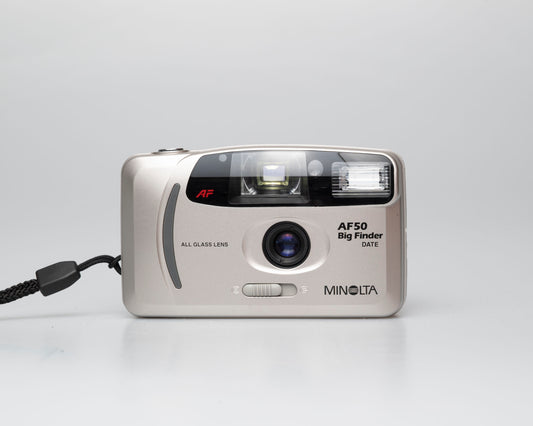 Minolta Freedom AF-50 Big Finder 35mm camera w/ case (serial 31102313)