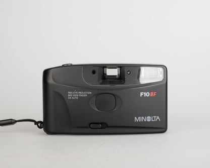 Minolta F10BF 35mm film camera w/ case (serial 39620055)