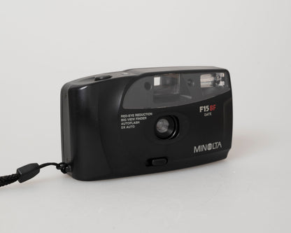 Minolta F15BF 35mm film camera w/ case (serial 41804407)