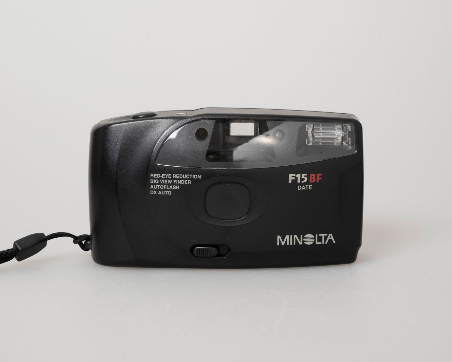 Minolta F15BF 35mm film camera w/ case (serial 41804407)
