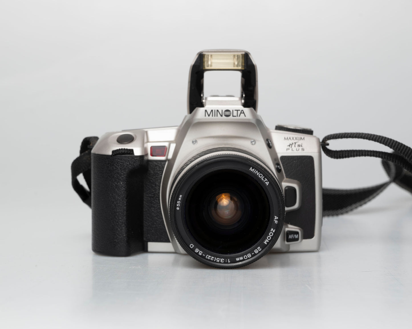Minolta Maxxum HTsi Plus 35mm film SLR w/ 28-80mm lens (serial 93203660)