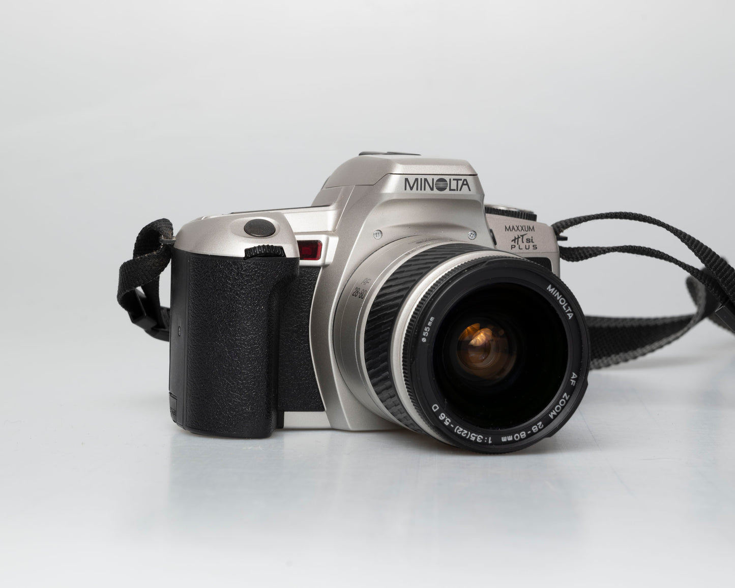 Minolta Maxxum HTsi Plus 35mm film SLR w/ 28-80mm lens (serial 93203660)