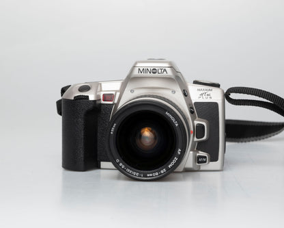 Minolta Maxxum HTsi Plus 35mm film SLR w/ 28-80mm lens (serial 93203660)
