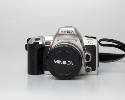 Minolta Maxxum HTsi Plus 35mm film SLR w/ 28-80mm lens (serial 93203660)