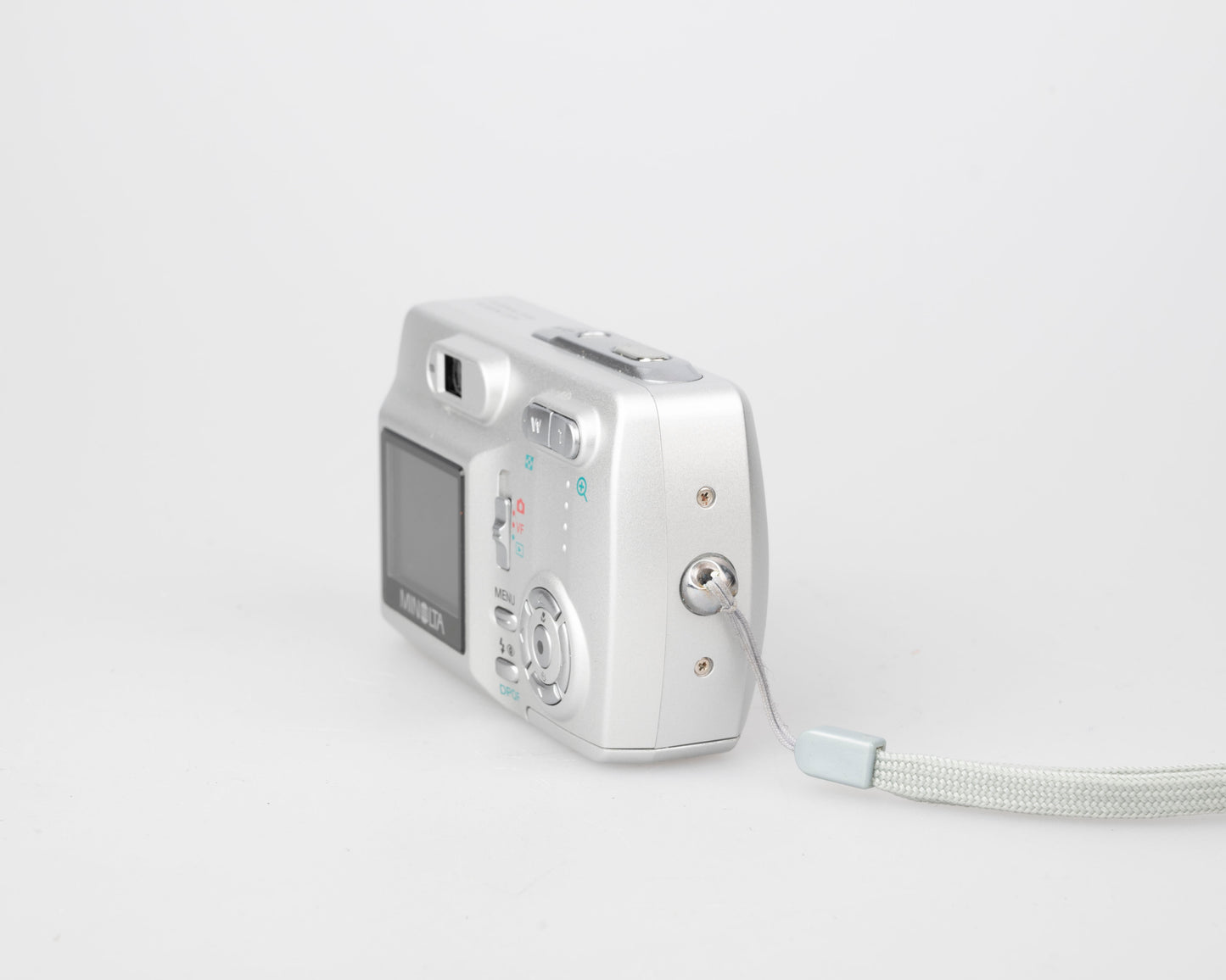 Appareil photo numérique Minolta Dimage E323 avec capteur CCD 3,2 MP (utilise des piles AA et des cartes mémoire SD)