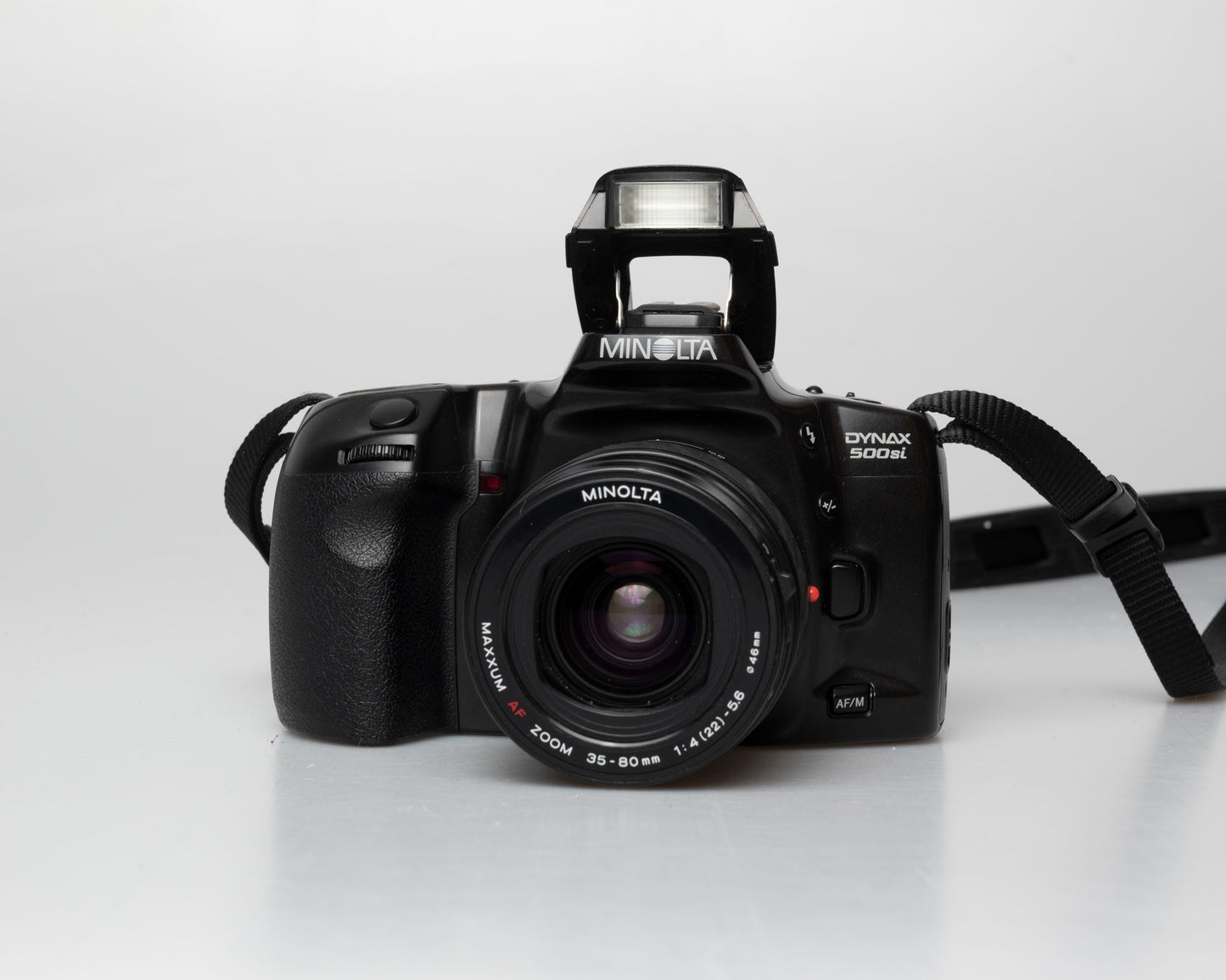 Minolta Dynax 500si 35mm film SLR w/ 35-80mm zoom (serial 95703408)
