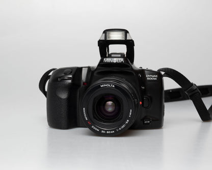Minolta Dynax 500si 35mm film SLR w/ 35-80mm zoom (serial 95703408)