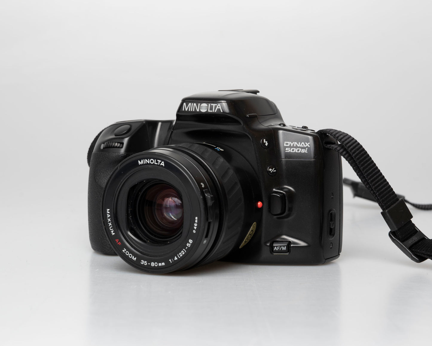 Minolta Dynax 500si 35mm film SLR w/ 35-80mm zoom (serial 95703408)
