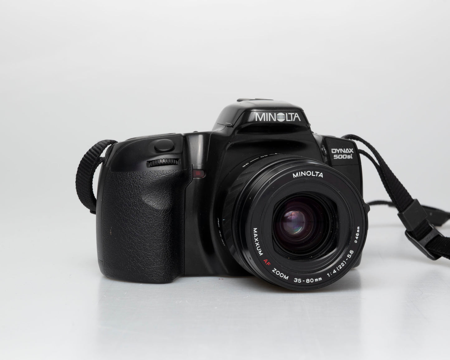 Minolta Dynax 500si 35mm film SLR w/ 35-80mm zoom (serial 95703408)