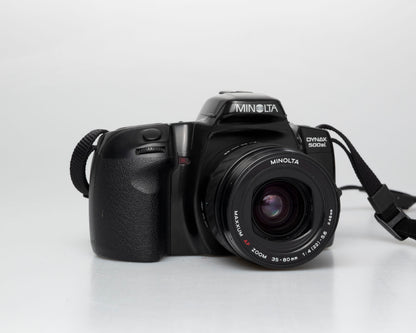 Minolta Dynax 500si 35mm film SLR w/ 35-80mm zoom (serial 95703408)