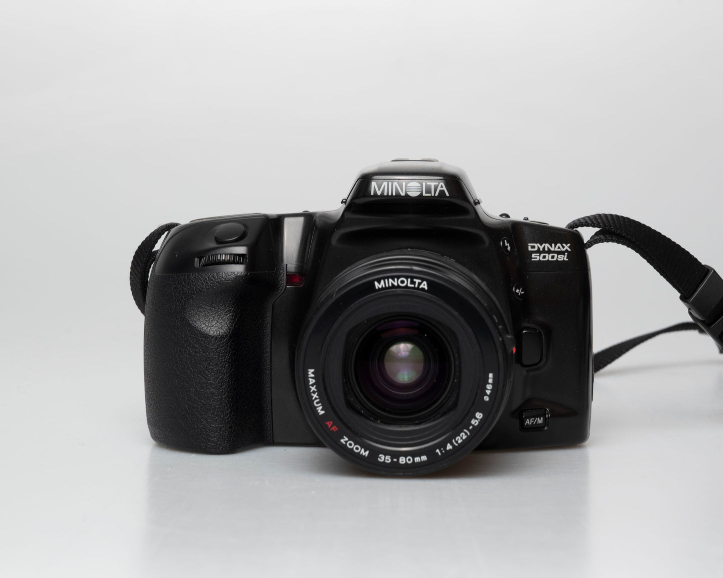 Minolta Dynax 500si 35mm film SLR w/ 35-80mm zoom (serial 95703408)