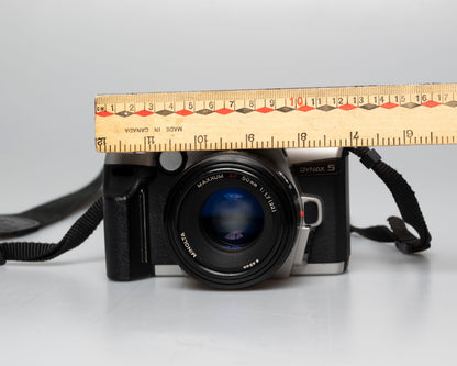 Minolta Dynax 5 35mm SLR w/ 50mm f1.7 lens (serial 01101077) | film🎞tested