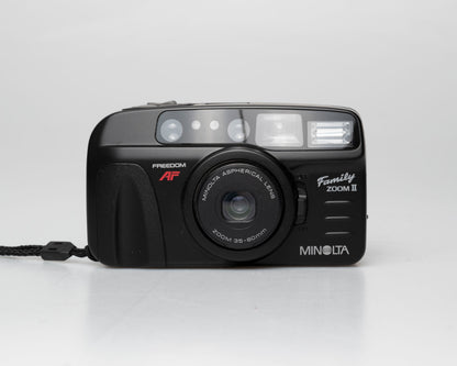 Minolta Family Zoom II 35mm camera (serial 41973526)
