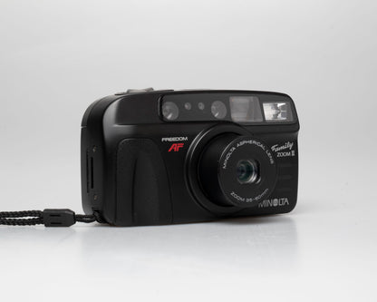 Appareil photo Minolta Family Zoom II 35mm avec étui (numéro de série 41974429)