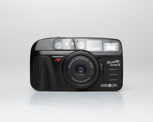Appareil photo Minolta Family Zoom II 35mm (numéro de série 41917788)