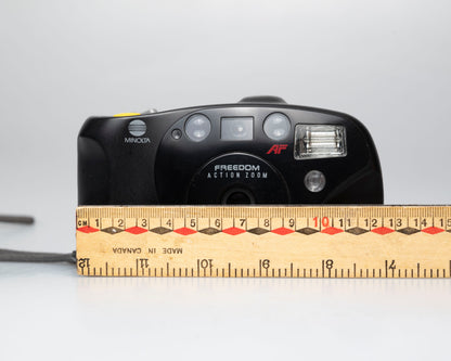 Minolta Freedom Action Zoom 35mm camera *noisy motor* (serial 93374092)