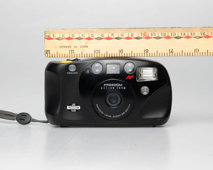 Minolta Freedom Action Zoom 35mm camera w/ case (serial 97382555)
