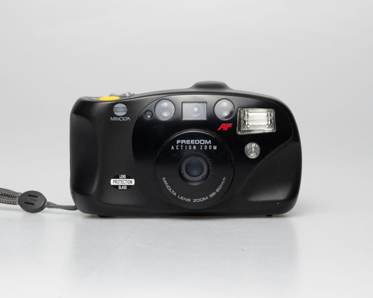 Minolta Freedom Action Zoom 35mm camera w/ case (serial 97382555)