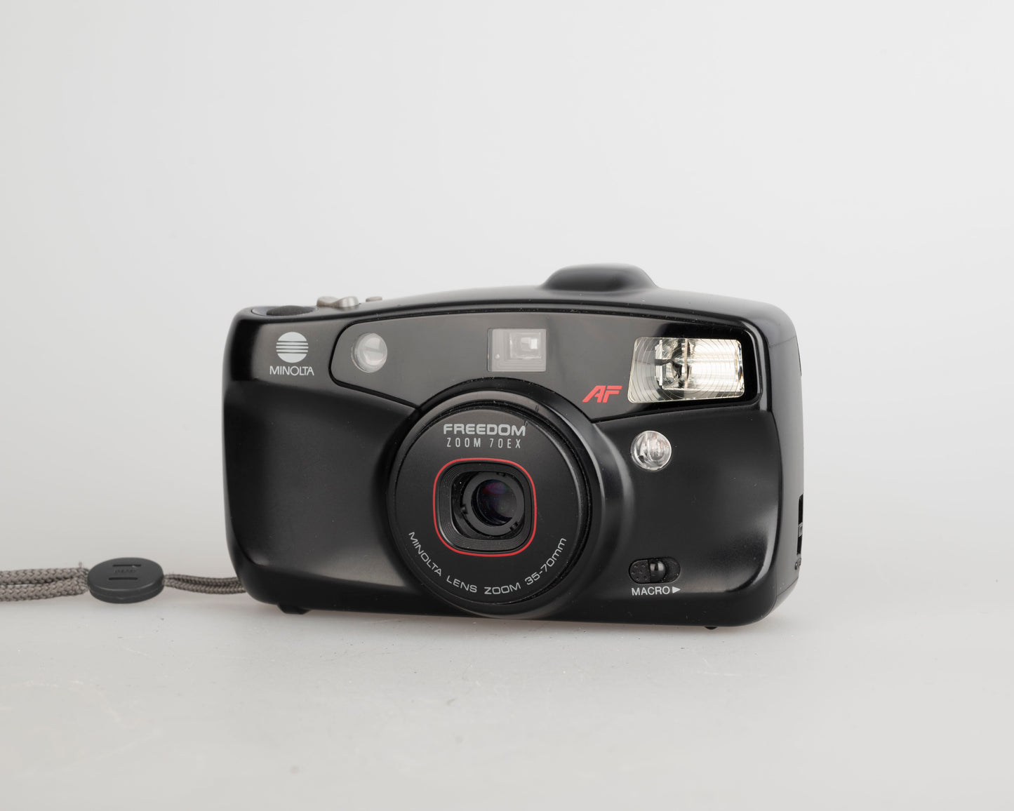 Minolta Freedom Zoom 70EX 35mm camera w/ case + manual (serial 91502403)