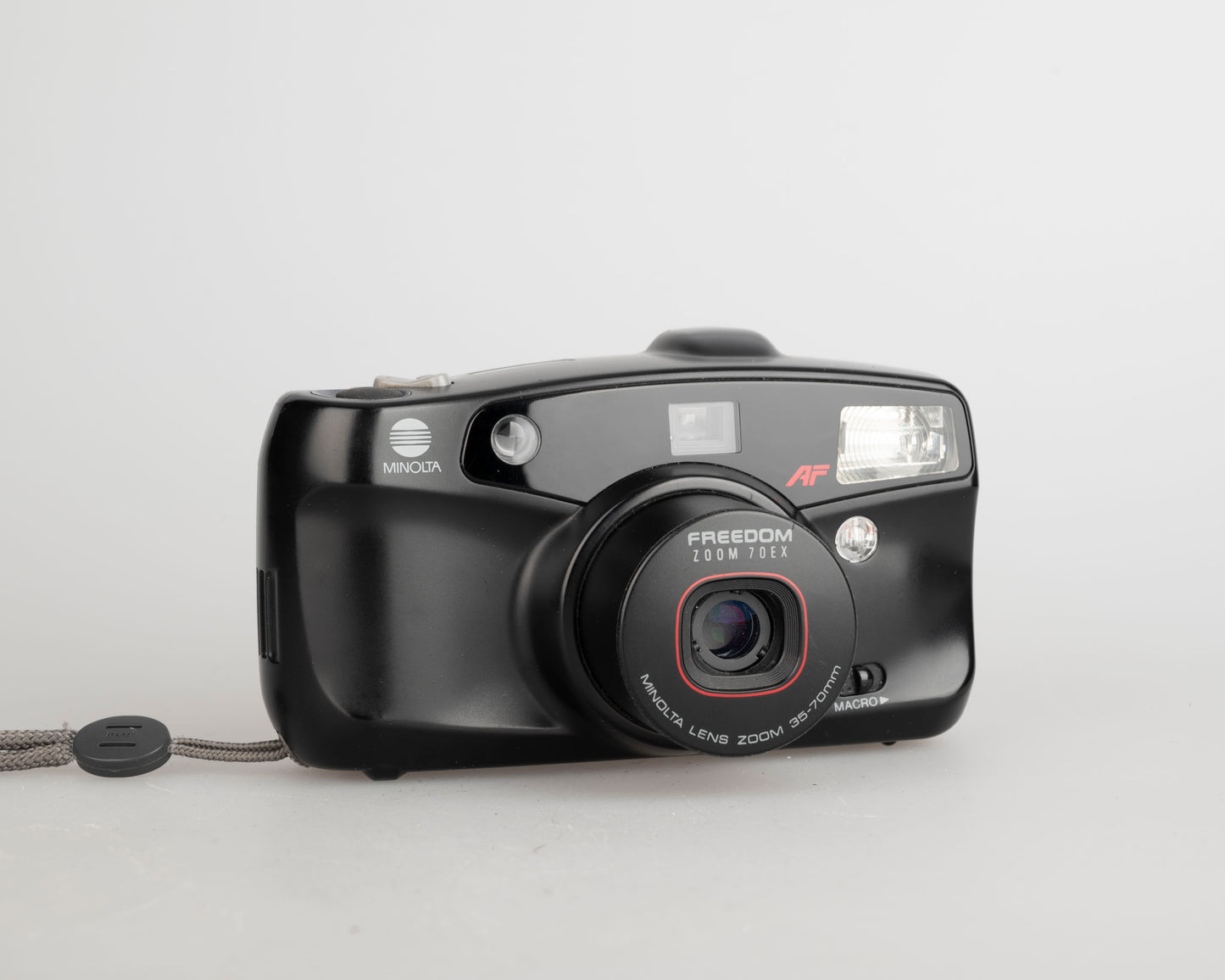 Minolta Freedom Zoom 70EX 35mm camera w/ case + manual (serial 91502403)
