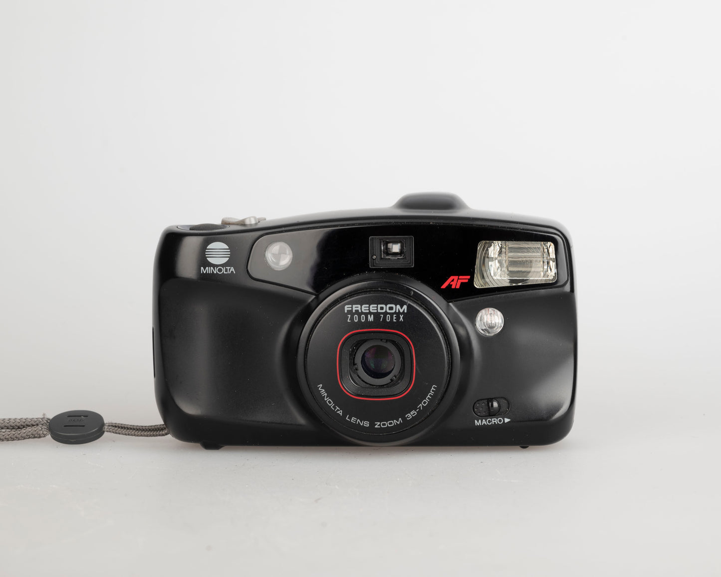 Minolta Freedom Zoom 70EX 35mm camera w/ case + manual (serial 91502403)