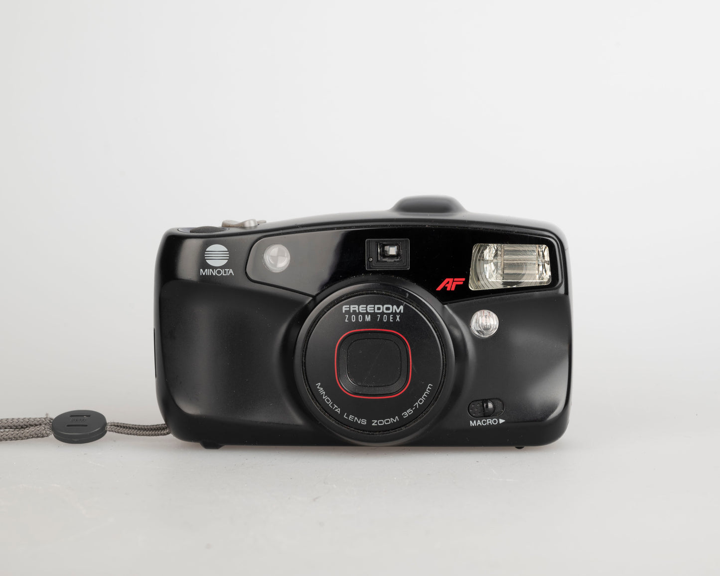 Minolta Freedom Zoom 70EX 35mm camera w/ case + manual (serial 91502403)