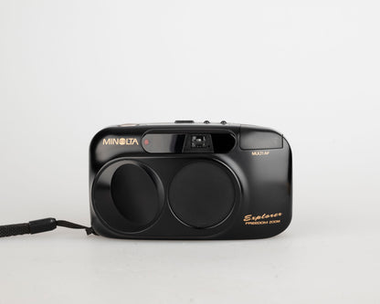 Minolta Freedom Zoom Explorer 35mm camera w/ case (serial 36820695)