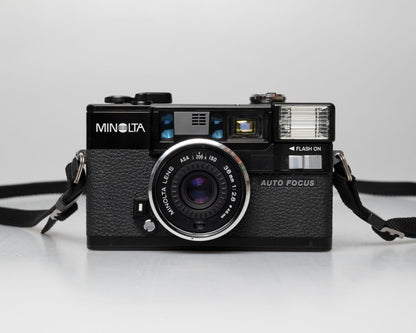 Minolta Hi-Matic AF2 35mm camera w/ box, case, & manual (serial 2131574) | film🎞tested