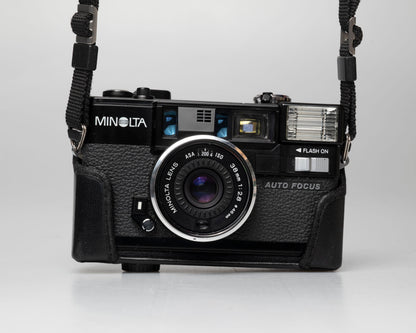 Minolta Hi-Matic AF2 35mm camera w/ box, case, & manual (serial 2131574) | film🎞tested