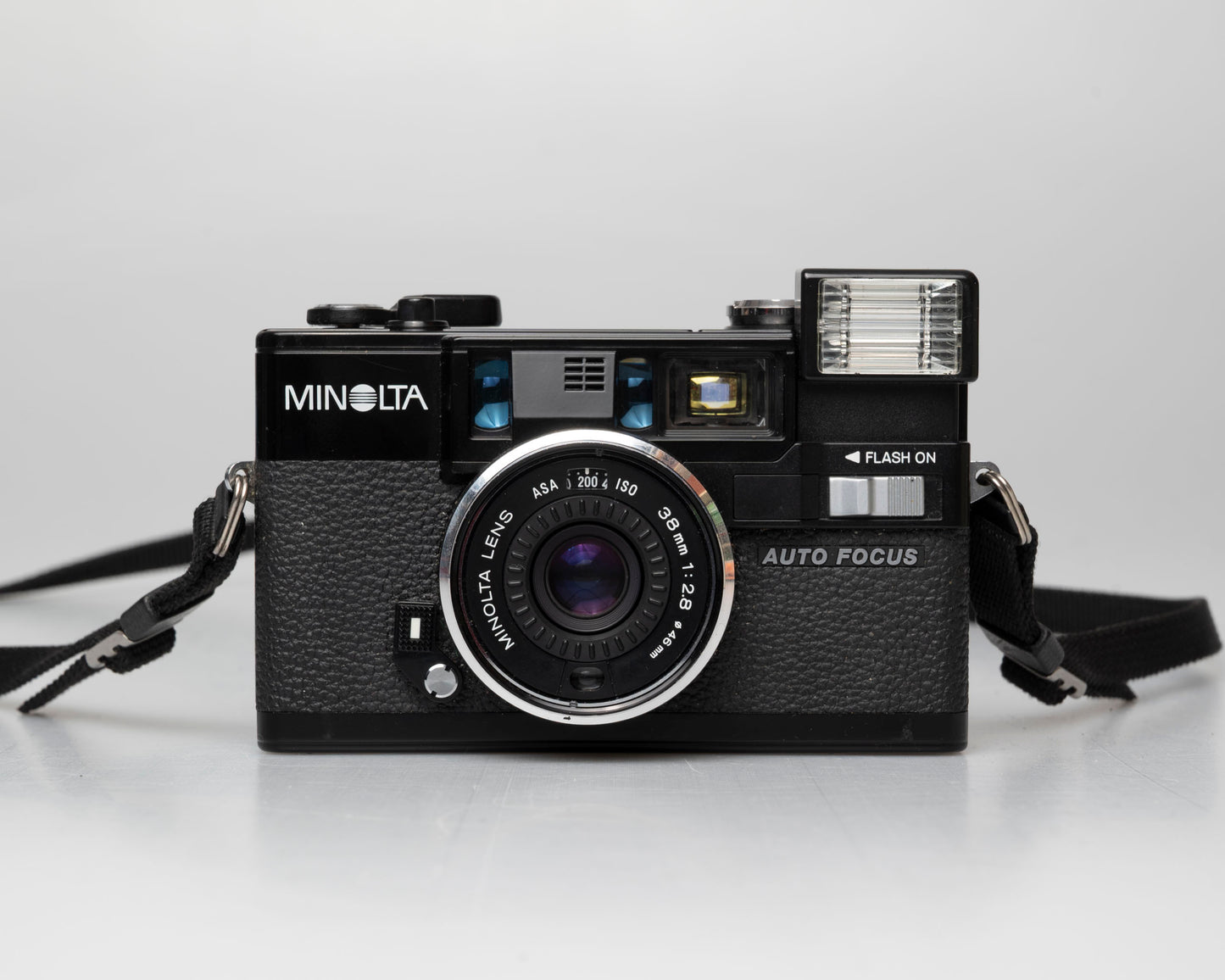 Minolta Hi-Matic AF2 35mm camera w/ box, case, & manual (serial 2131574) | film🎞tested