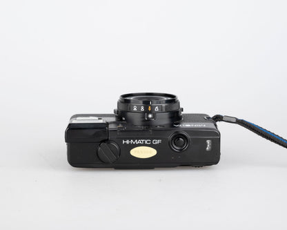 Minolta Hi-Matic GF compact 35mm zone focus camera w/ built-in flash