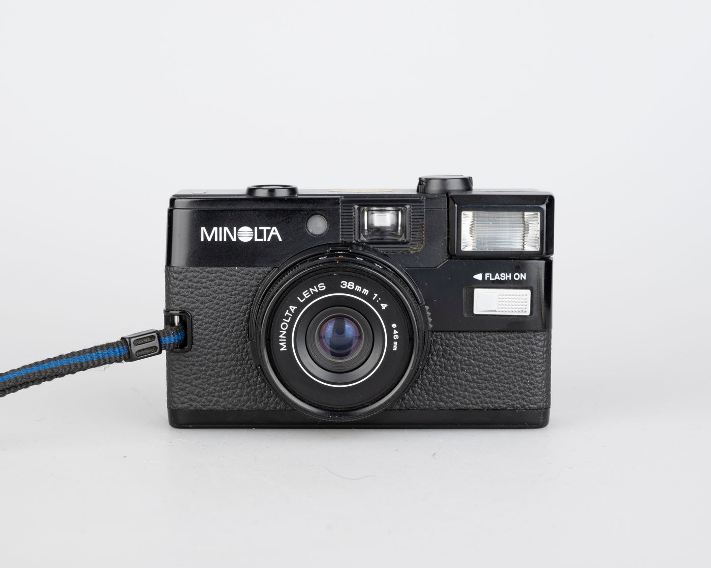 Minolta Hi-Matic GF compact 35mm zone focus camera w/ built-in flash