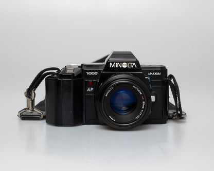 Minolta Maxxum 7000 35mm film SLR with 50mm f1.7 lens (serial 15033827) | film🎞tested