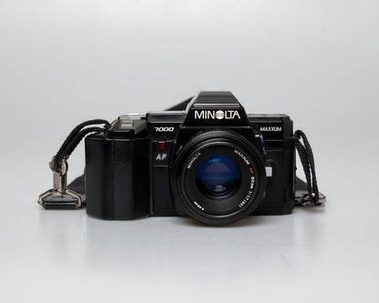 Minolta Maxxum 7000 35mm film SLR with 50mm f1.7 lens (serial 15033827) | film🎞tested