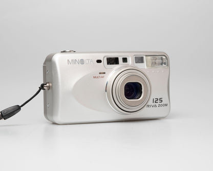 Appareil photo compact Minolta Riva Zoom 125 35mm avec étui (série 40017014)