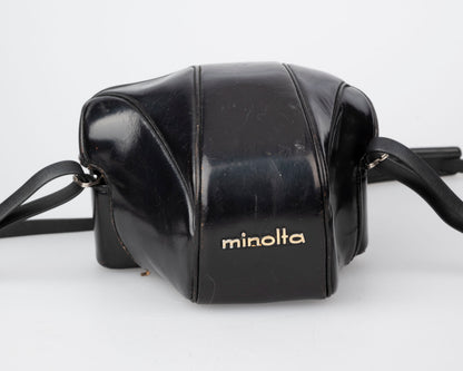 Minolta SRT 200 35mm SLR w/ Rokkor 50mm f1.7 lens + ever-ready case (serial 7527170)