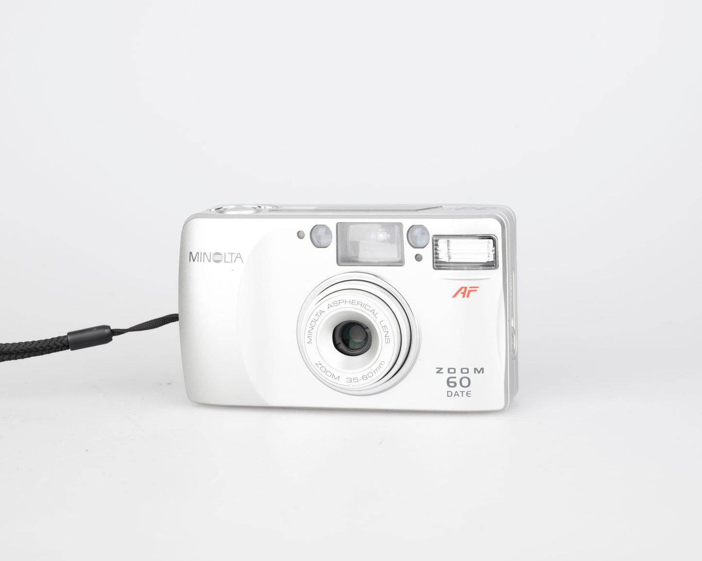 Appareil photo Minolta Zoom 60 Date 35 mm avec boîte d'origine + étui (série 20302683)