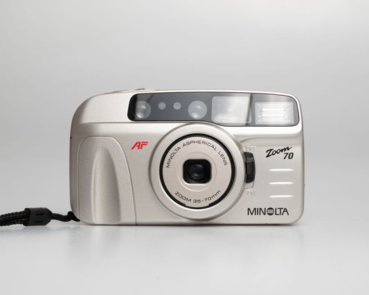 Minolta Zoom 70 35mm camera (serial 40128257)