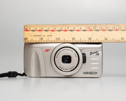 Appareil photo Minolta Zoom 70 35mm (numéro de série 40128257)