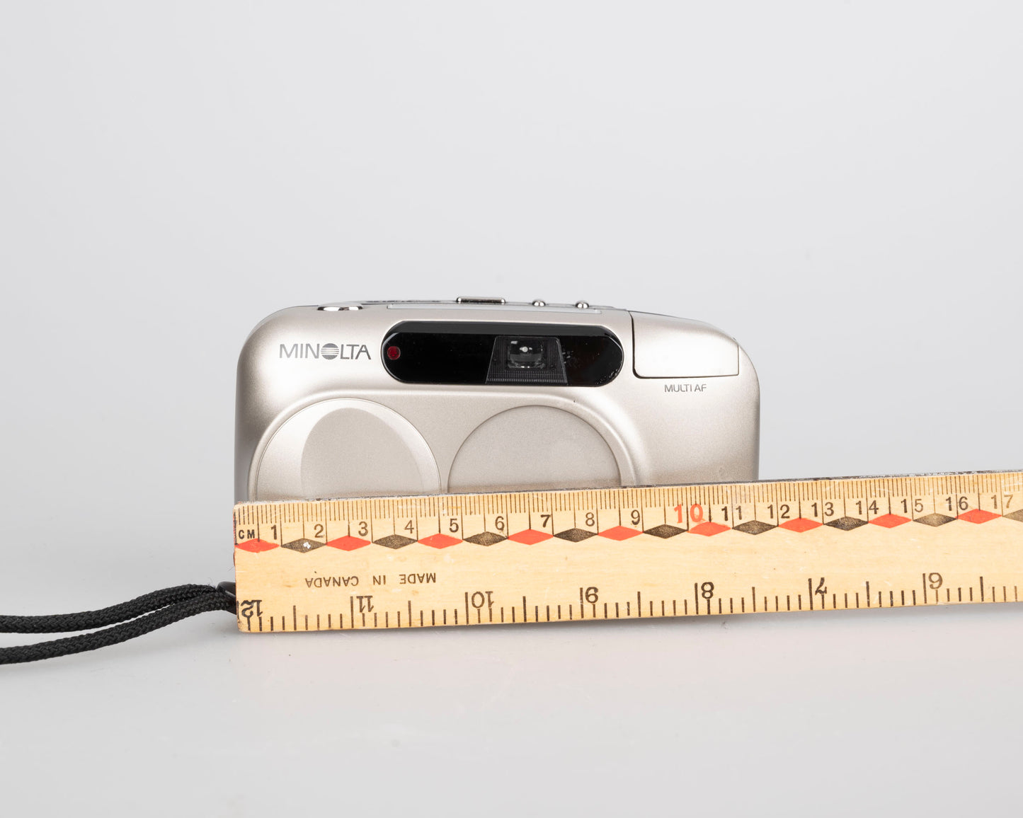 Appareil photo Minolta Capios 75 35 mm avec télécommande + étui + boîte d'origine + manuel (série 31101989)