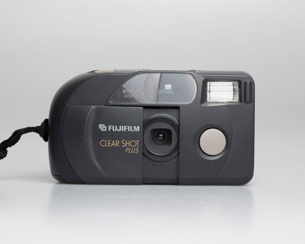 Fujifilm Clear Shot Plus 35mm film camera (w/ black strap)