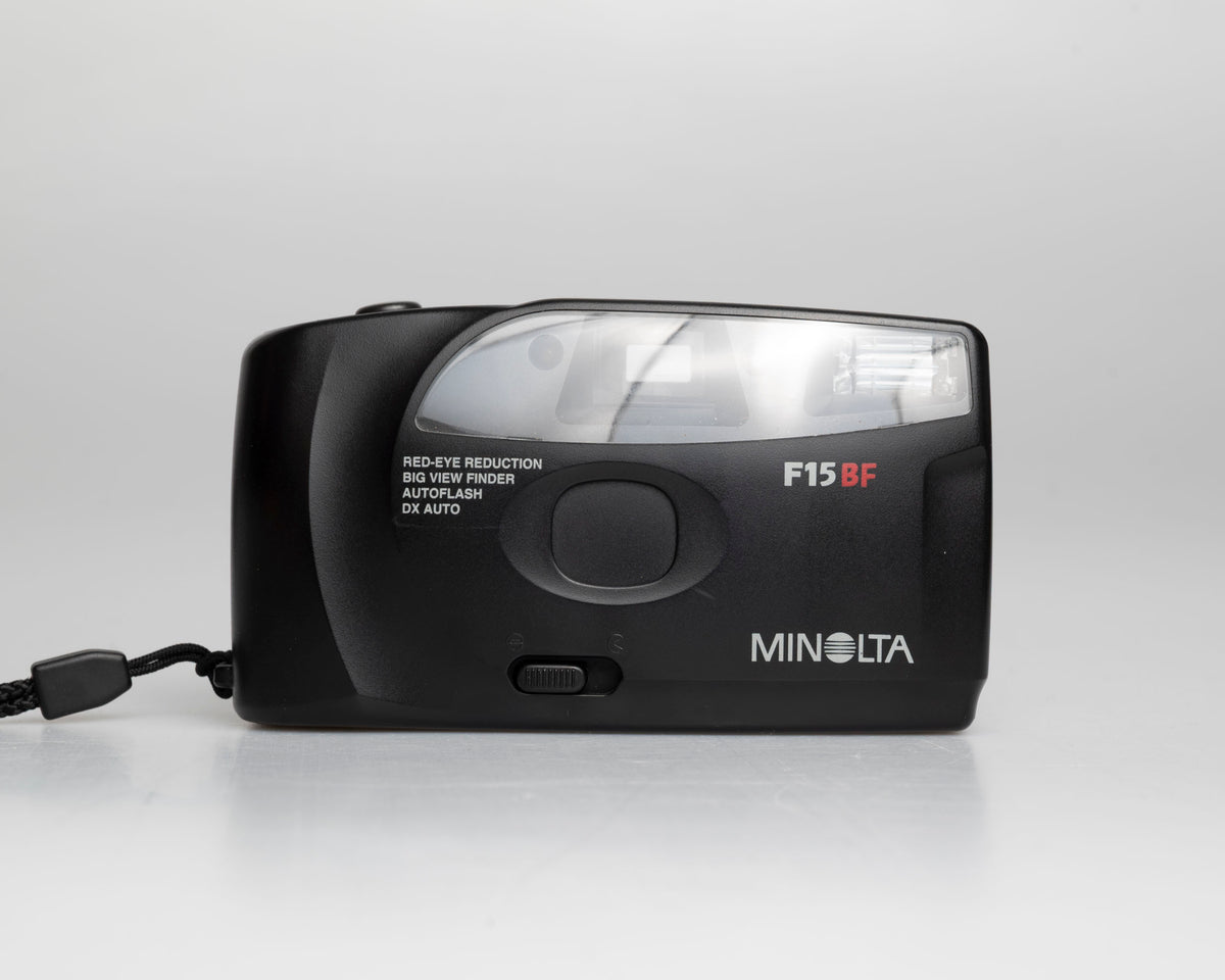 Minolta F15BF 35mm film camera (serial 42816453)